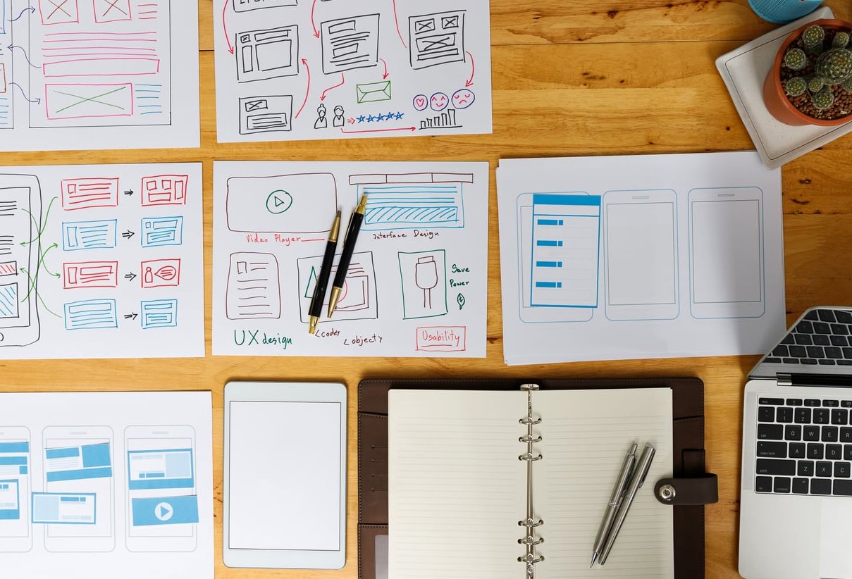 wireframe sketch paper