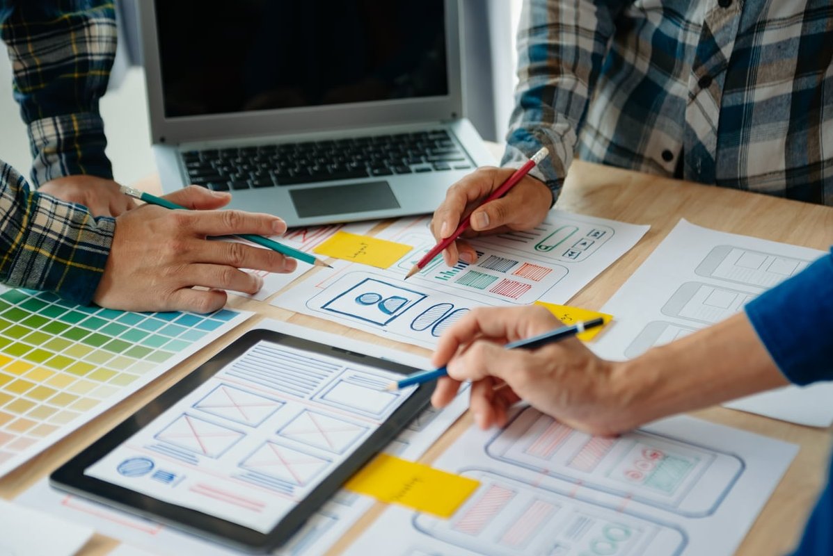wireframe sketch paper