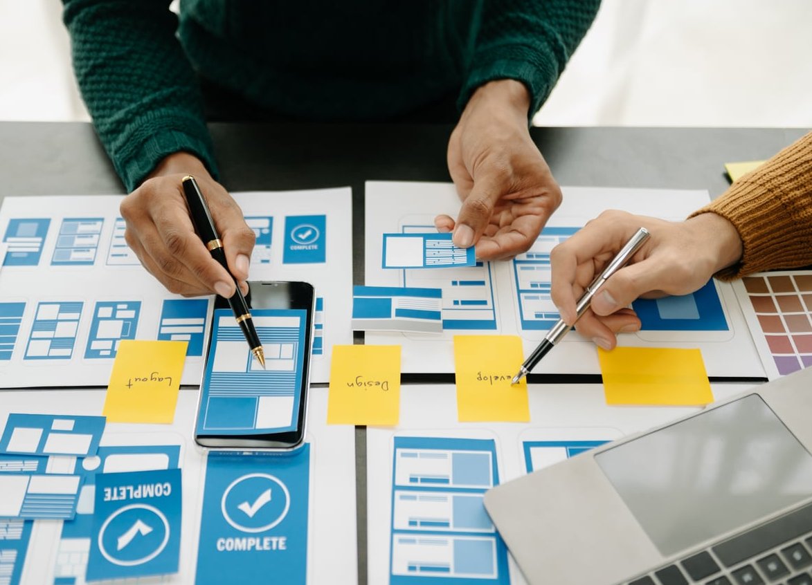 website sitemap sticky notes